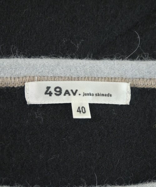 49AV JUNKO SHIMADA（４９アベニュジュンコシマダ）ニット・セーター 黒 サイズ:-(XL位) レディース/2200639763033