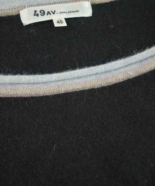 49AV JUNKO SHIMADA（４９アベニュジュンコシマダ）ニット・セーター 黒 サイズ:-(XL位) レディース/2200639763033