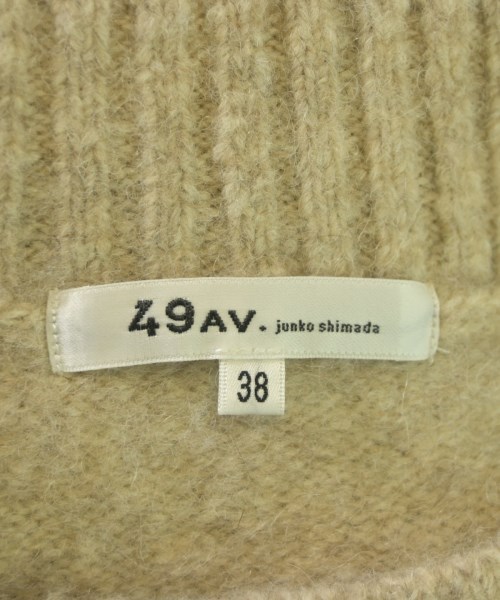 49AV JUNKO SHIMADA（４９アベニュジュンコシマダ）ワンピース ベージュ サイズ:38(S位) レディース/2200645974034