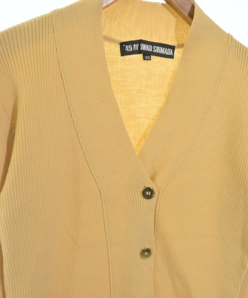 49AV JUNKO SHIMADA（４９アベニュジュンコシマダ）カーディガン 黄 サイズ:38(S位) レディース/2200648725183