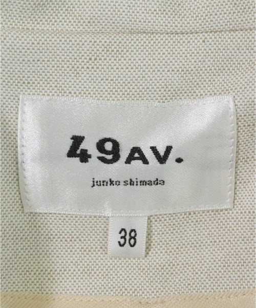 49AV JUNKO SHIMADA（４９アベニュジュンコシマダ）その他 白 サイズ:38(S位) レディース/2200705425025