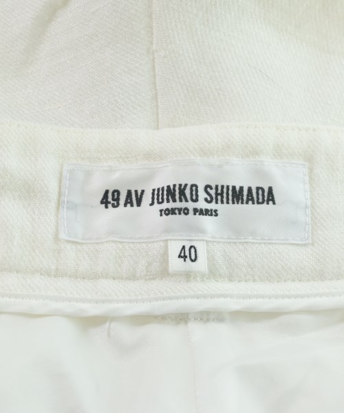 49AV JUNKO SHIMADA（４９アベニュジュンコシマダ）その他 白 サイズ:40(M位) レディース/2200706291018