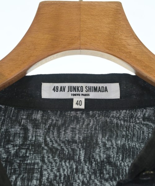 49AV JUNKO SHIMADA（４９アベニュジュンコシマダ）カジュアルシャツ 黒 サイズ:40(M位) レディース/2200706291056