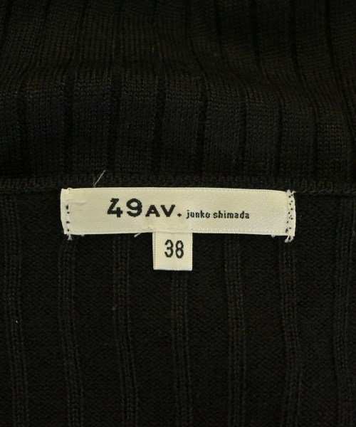 49AV JUNKO SHIMADA（４９アベニュジュンコシマダ）ニット・セーター 黒 サイズ:38(S位) レディース/2200729171083