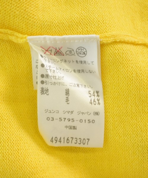 49AV JUNKO SHIMADA（４９アベニュジュンコシマダ）アンサンブル 黄 サイズ:40/40(M位) レディース/2200723907213