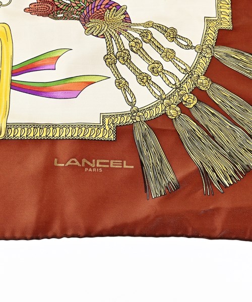 LANCEL（ランセル）バンダナ・スカーフ 茶 サイズ:- レディース/2200676954067