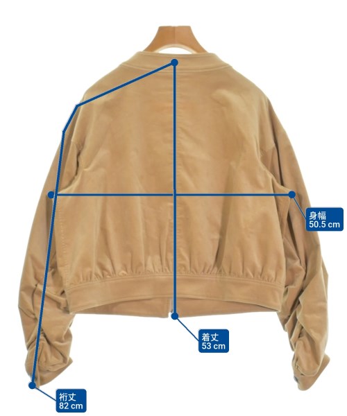 YUMA KOSHINO（ユマコシノ）ブルゾン ベージュ サイズ:F レディース/2200639595047