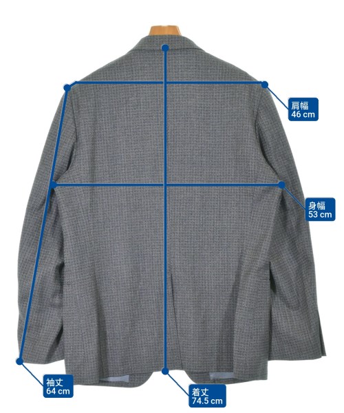 LANVIN COLLECTION（ランバンコレクション）テーラードジャケット グレー サイズ:52(XXL位) メンズ/2200622728056