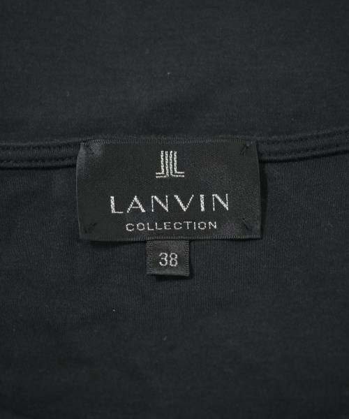 LANVIN COLLECTION（ランバンコレクション）Tシャツ・カットソー 黒 サイズ:38(S位) レディース/2200635275028