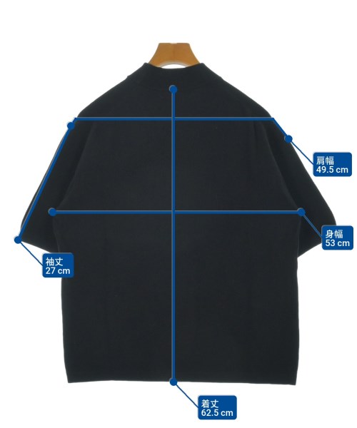 LANVIN COLLECTION（ランバンコレクション）ニット・セーター 黒 サイズ:50(XL位) メンズ/2200636885042