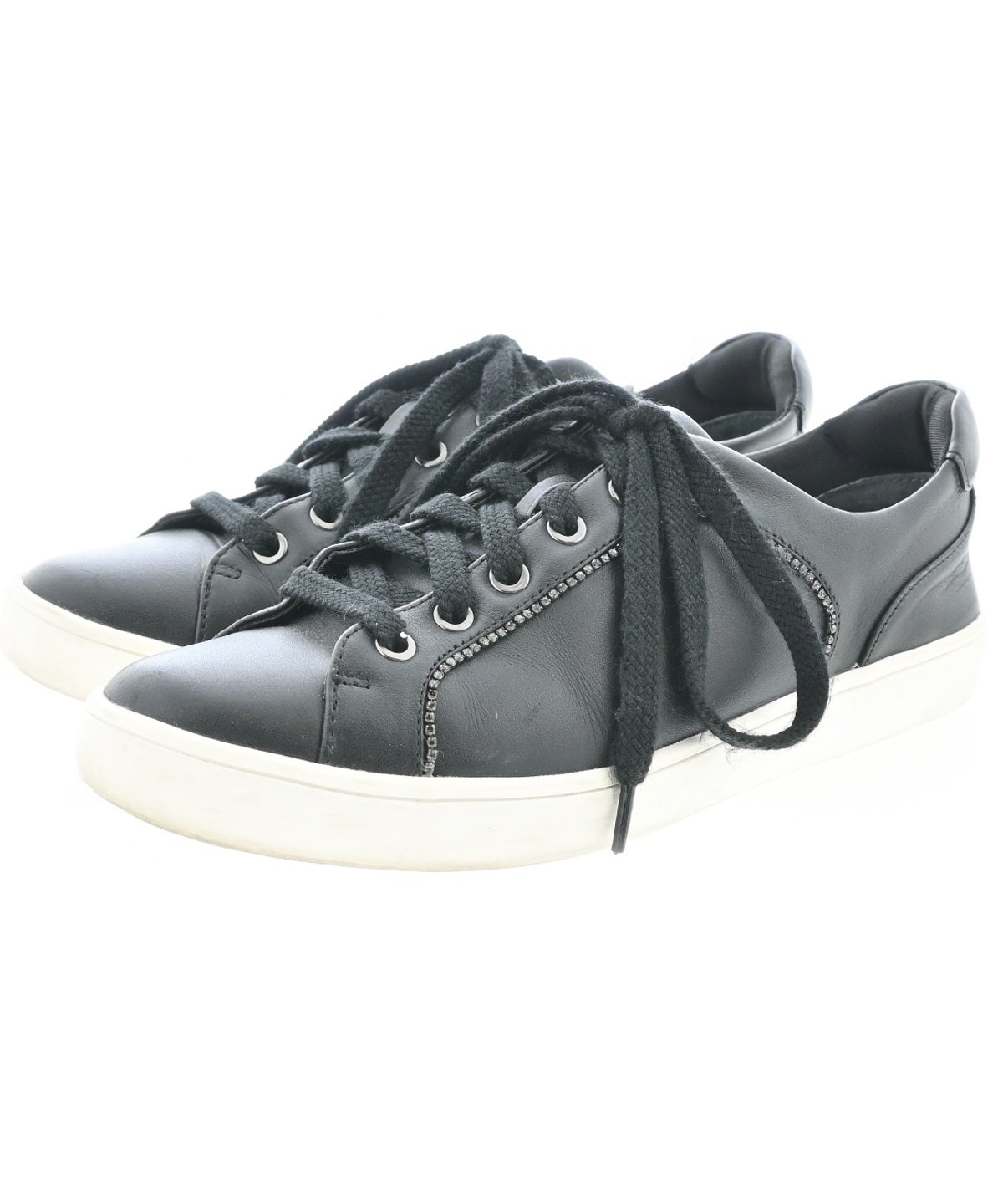 LANVIN 靴(27cm) LANVIN en Bleu カジュアルレザースニーカー 86501(25.0 BLACK