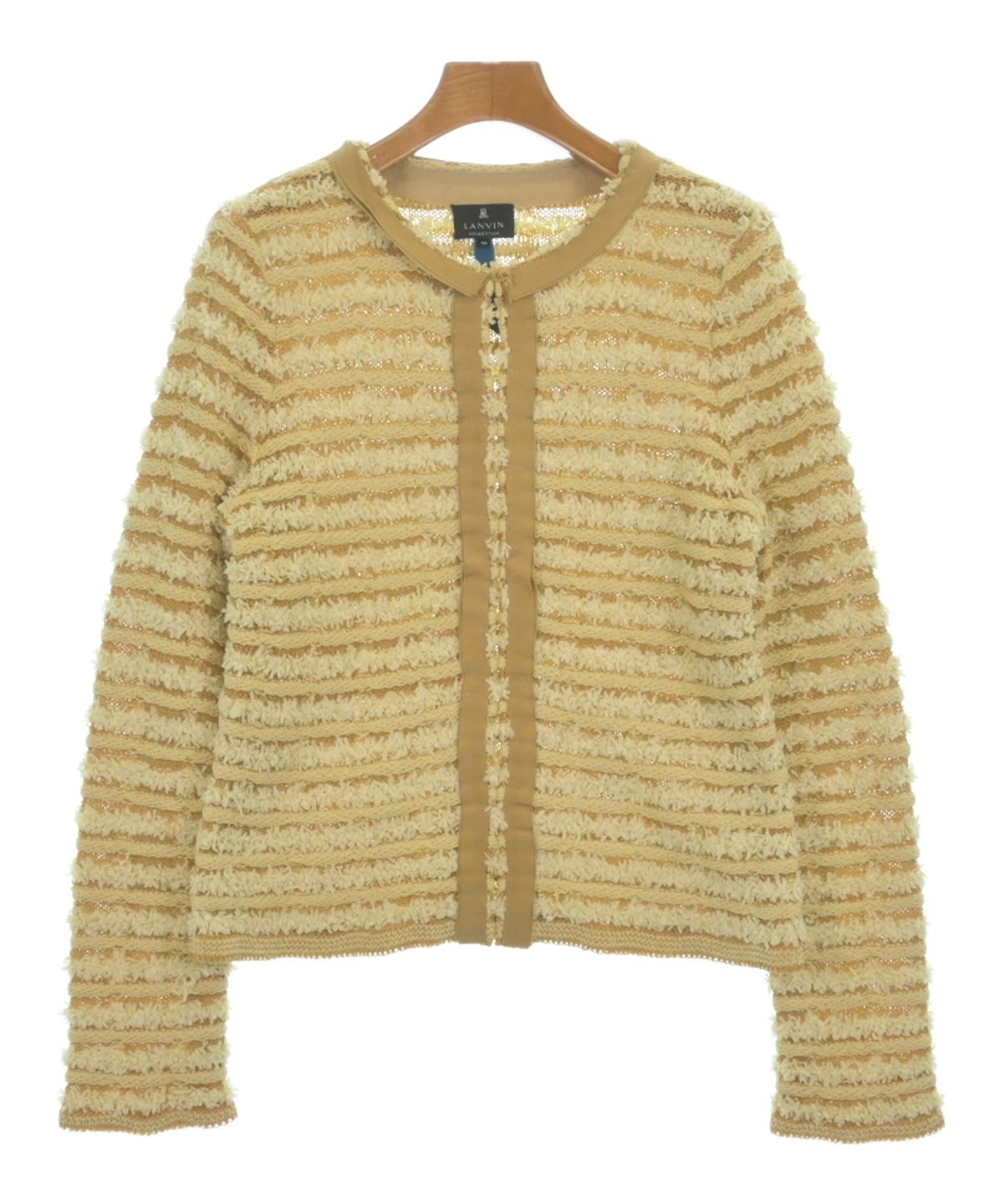 LANVIN COLLECTION（ランバンコレクション）カーディガン 黄 サイズ:38