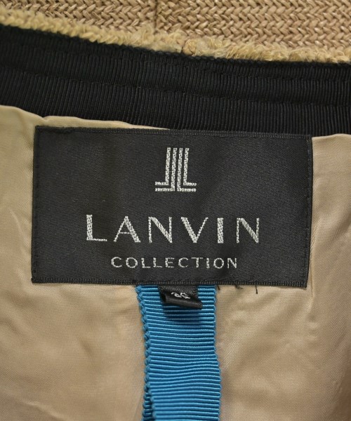 LANVIN COLLECTION（ランバンコレクション）ノーカラージャケット ベージュ サイズ:36(XS位) レディース/2200629376052