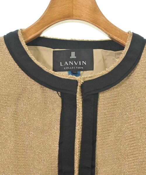 LANVIN COLLECTION（ランバンコレクション）ノーカラージャケット ベージュ サイズ:36(XS位) レディース/2200629376052