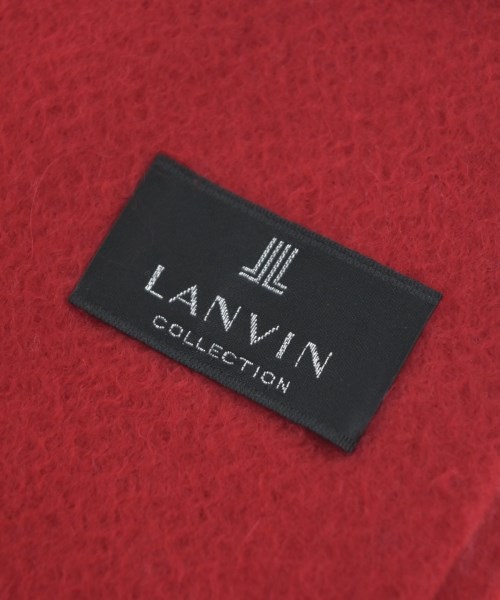 LANVIN COLLECTION（ランバンコレクション）ストール 赤 サイズ:- レディース/2200633045029