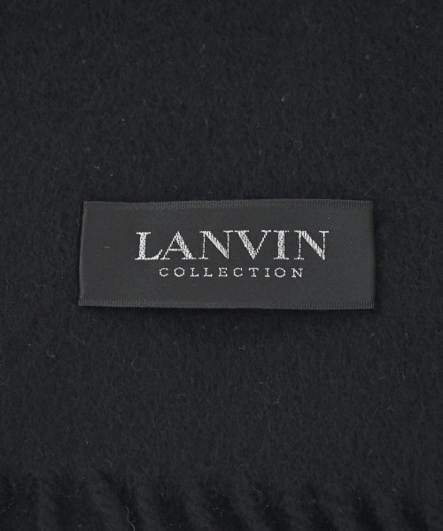 LANVIN COLLECTION（ランバンコレクション）マフラー 黒 サイズ:- レディース/2200612213050