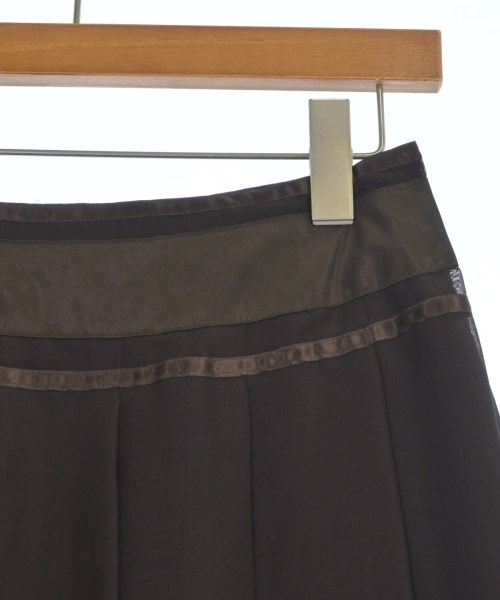 LANVIN COLLECTION（ランバンコレクション）ひざ丈スカート 茶 サイズ:38(S位) レディース/2200607955057