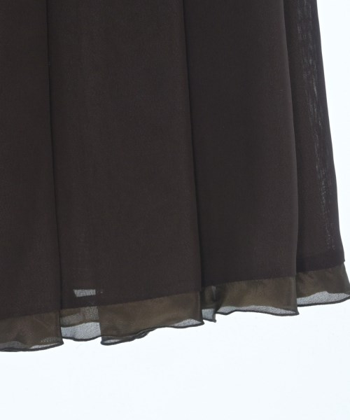 LANVIN COLLECTION（ランバンコレクション）ひざ丈スカート 茶 サイズ:38(S位) レディース/2200607955057