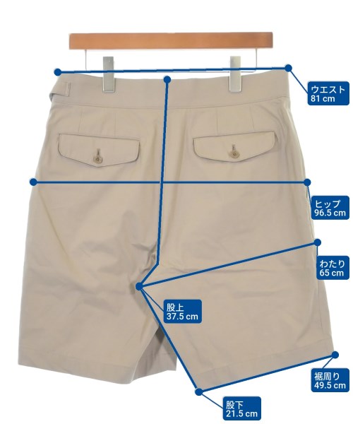 LANVIN COLLECTION（ランバンコレクション）ショートパンツ ベージュ サイズ:50(XL位) メンズ/2200619388249