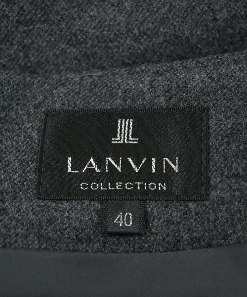 LANVIN COLLECTION（ランバンコレクション）ひざ丈スカート グレー サイズ:40(M位) レディース/2200602435127