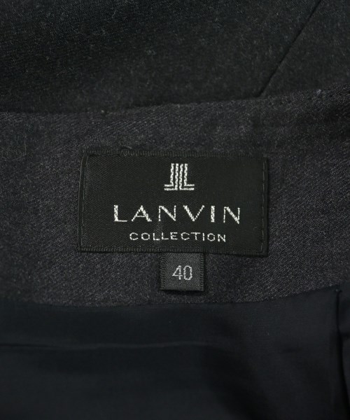 LANVIN COLLECTION（ランバンコレクション）ひざ丈スカート グレー サイズ:40(M位) レディース/2200602435134