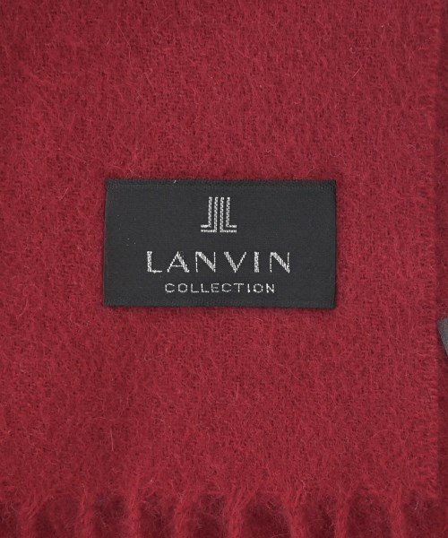 LANVIN COLLECTION（ランバンコレクション）マフラー 赤 サイズ:- レディース/2200605985322
