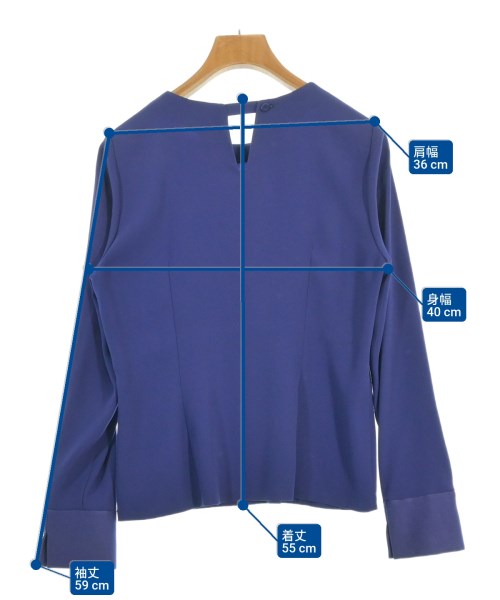 LANVIN COLLECTION（ランバンコレクション）ブラウス 紫 サイズ:36(XS位) レディース/2200670361083