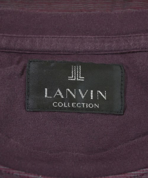 LANVIN COLLECTION（ランバンコレクション）Tシャツ・カットソー 紫 サイズ:LB(L位) メンズ/2200675138130
