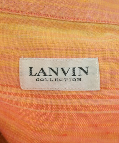 LANVIN COLLECTION（ランバンコレクション）カジュアルシャツ オレンジ サイズ:L メンズ/2200675138154