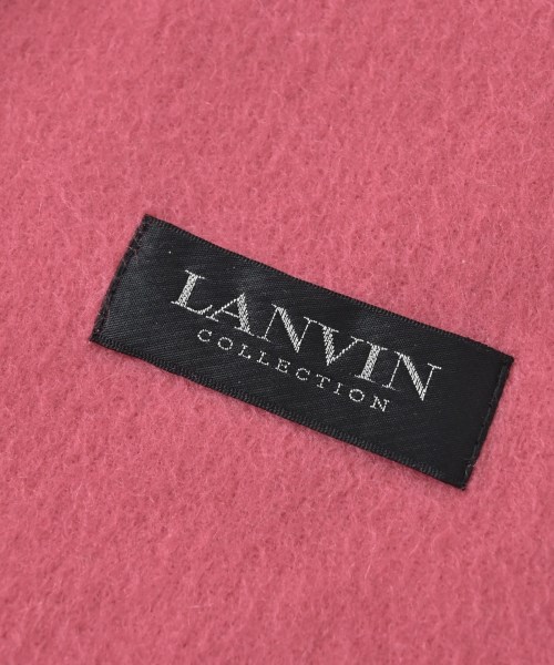 LANVIN COLLECTION（ランバンコレクション）マフラー ピンク サイズ:- レディース/2200670567065