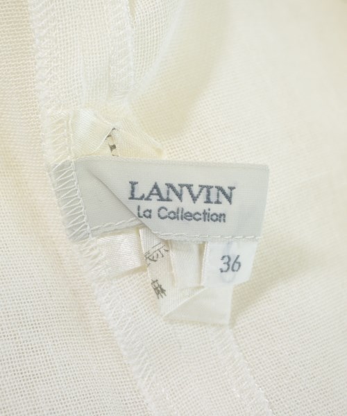 LANVIN COLLECTION（ランバンコレクション）ブラウス 白 サイズ:36(XS位) レディース/2200698081093