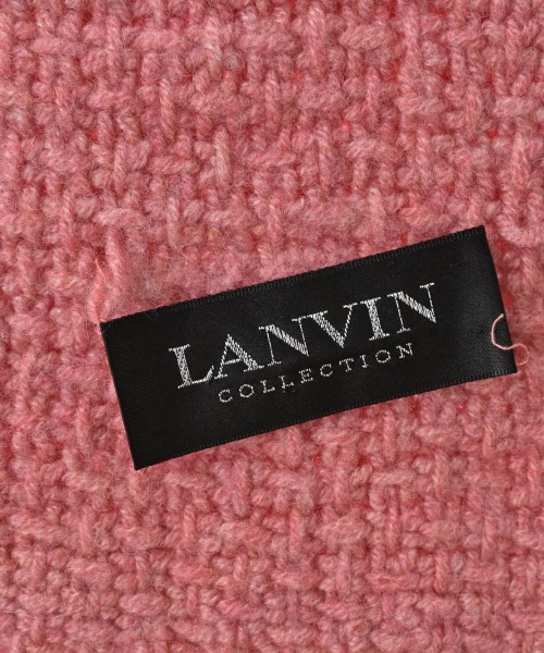 LANVIN COLLECTION（ランバンコレクション）マフラー ピンク サイズ:- レディース/2200701466084