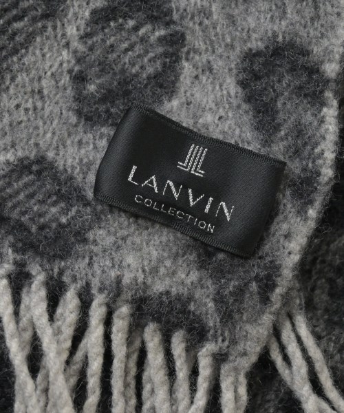 LANVIN COLLECTION（ランバンコレクション）マフラー グレー サイズ:- レディース/2200652041064
