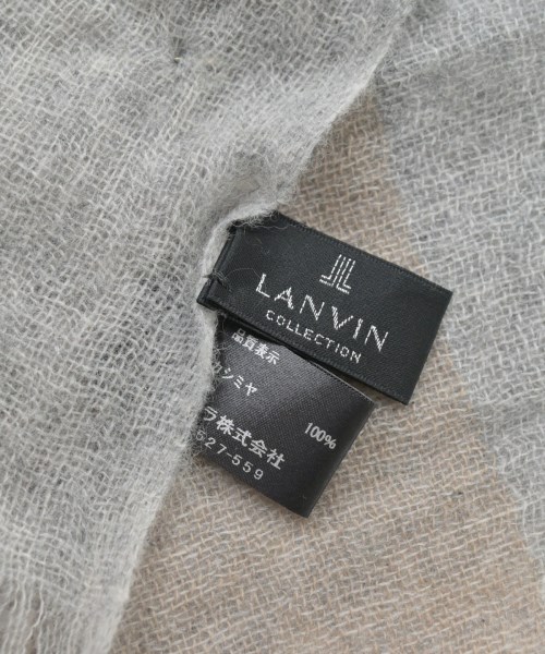 LANVIN COLLECTION（ランバンコレクション）ストール グレー サイズ:- レディース/2200654112175