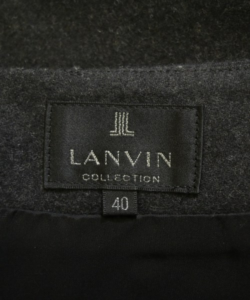 LANVIN COLLECTION（ランバンコレクション）ひざ丈スカート グレー サイズ:40(M位) レディース/2200712230216