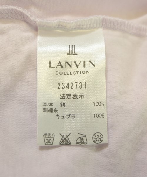 LANVIN COLLECTION（ランバンコレクション）Tシャツ・カットソー ピンク サイズ:-(S位) レディース/2200639490267