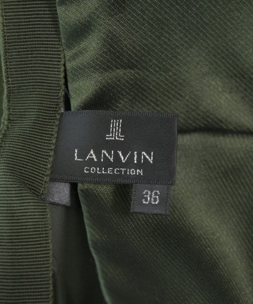 LANVIN COLLECTION（ランバンコレクション）ひざ丈スカート 緑 サイズ:36(XS位) レディース/2200635982049