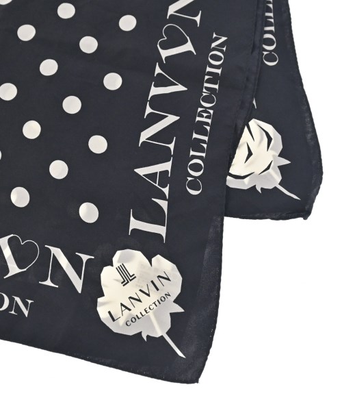 LANVIN COLLECTION（ランバンコレクション）バンダナ・スカーフ 黒 サイズ:- レディース/2200645018219
