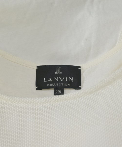 LANVIN COLLECTION（ランバンコレクション）Tシャツ・カットソー 白 サイズ:38(S位) レディース/2200652496024