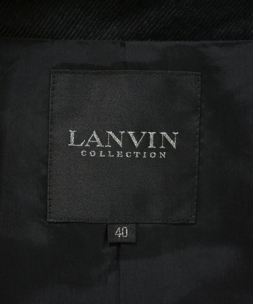 LANVIN COLLECTION（ランバンコレクション）ステンカラーコート 黒 サイズ:40(M位) レディース/2200706284027