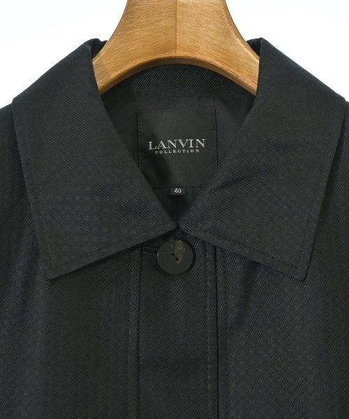 LANVIN COLLECTION（ランバンコレクション）ステンカラーコート 黒 サイズ:40(M位) レディース/2200706284027