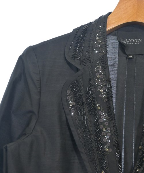 LANVIN COLLECTION（ランバンコレクション）テーラードジャケット 黒 サイズ:40(M位) レディース/2200706284041