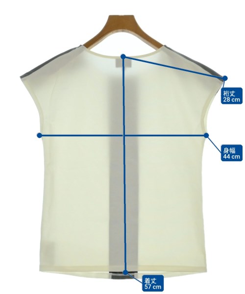LANVIN COLLECTION（ランバンコレクション）ノースリーブ 白 サイズ:38(S位) レディース/2200709331032