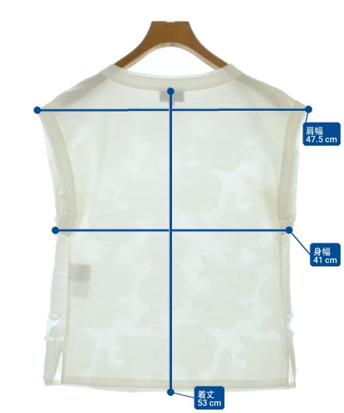 LANVIN COLLECTION（ランバンコレクション）ノースリーブ 白 サイズ:36(XS位) レディース/2200709331049