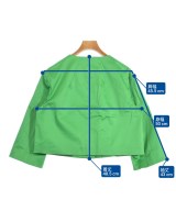 LANVIN COLLECTION（ランバンコレクション）ノーカラージャケット 緑 サイズ:38(S位) レディース/2200639407074