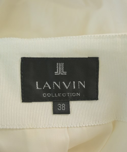 LANVIN COLLECTION（ランバンコレクション）ひざ丈スカート 白 サイズ:38(S位) レディース/2200662969020