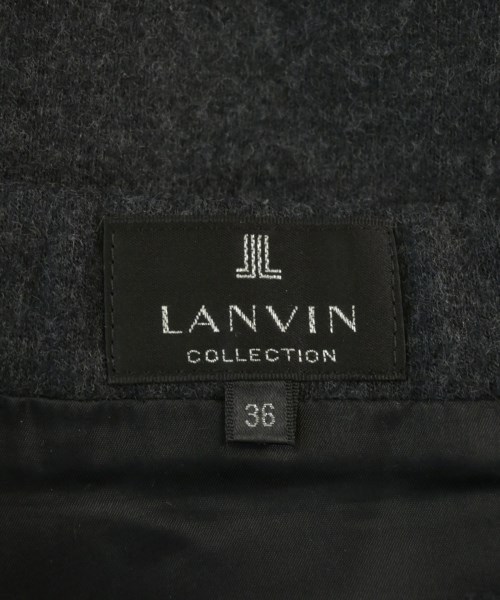 LANVIN COLLECTION（ランバンコレクション）ひざ丈スカート グレー サイズ:36(S位) レディース/2200662881070