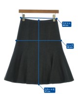 LANVIN COLLECTION（ランバンコレクション）ひざ丈スカート グレー サイズ:36(S位) レディース/2200662881070