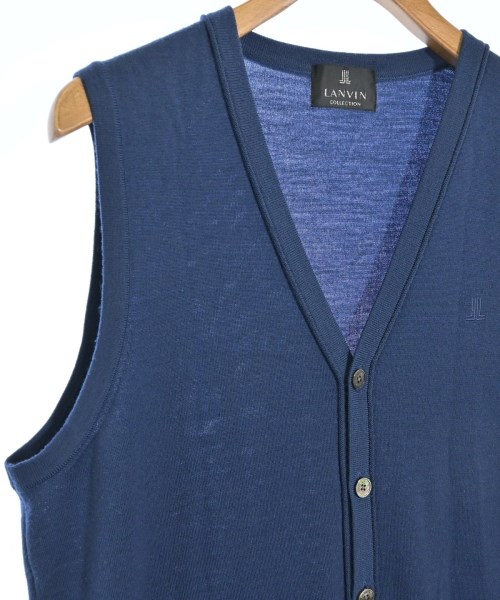 LANVIN COLLECTION（ランバンコレクション）ベスト 紺 サイズ:50(XL位) メンズ/2200717676095
