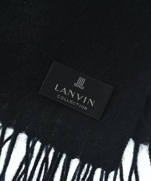 LANVIN COLLECTION（ランバンコレクション）マフラー 黒 サイズ:- レディース/2200717283156
